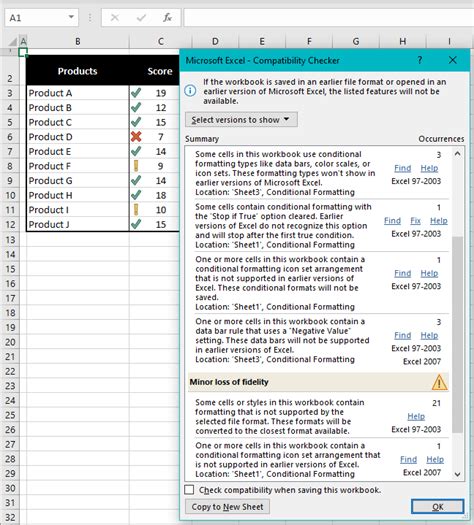 Excel Compatibility Issues