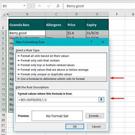 Using Conditional Formatting in Excel