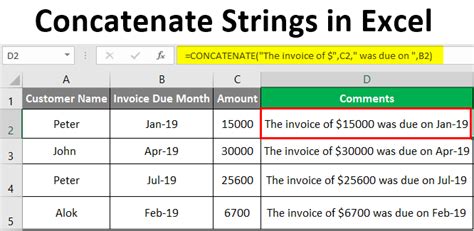 Excel Concat Date as String using Concatenation Operators