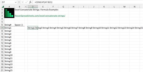 Excel Concat Solution