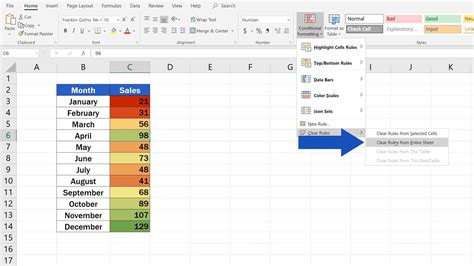 Excel Conditional Formatting