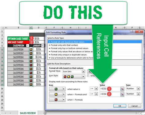 Excel Conditional Formatting Reference Cell