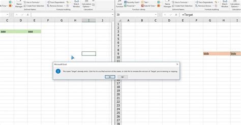 Excel Conflicts