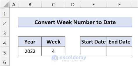 Excel Convert Week Number To Date Example 9