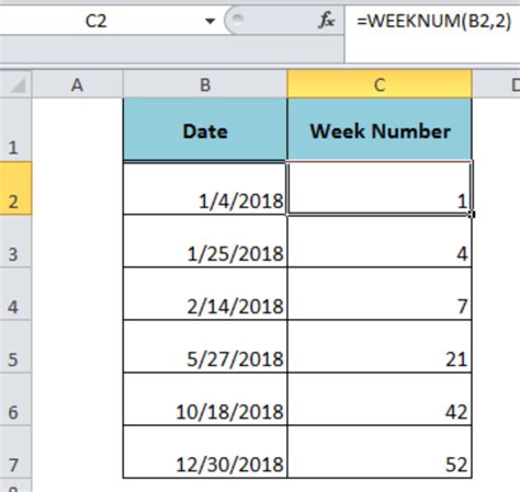 Excel Convert Week Number To Date