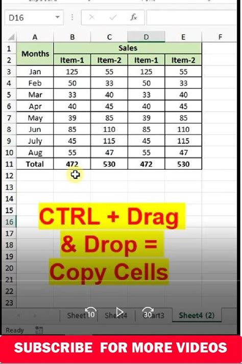 Copy Cell Hacks in Excel