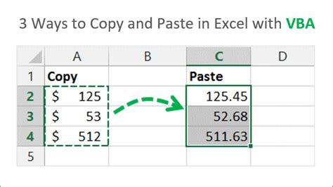 Copy Cell using VBA Macro in Excel