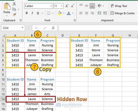 Excel Copy Cells Feature