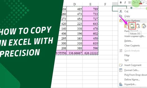 Excel Copy Methods