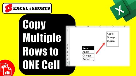 Excel Copy Multiple Rows