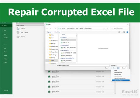 Excel Corrupted Files