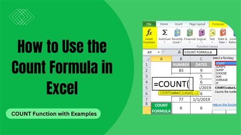 Basic counting formulas in Excel