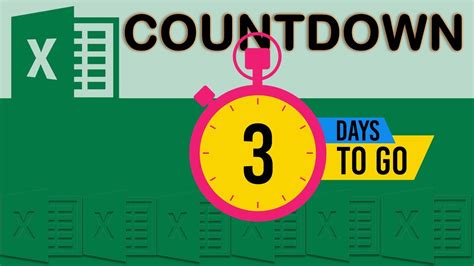 Excel Countdown to Date Example 10