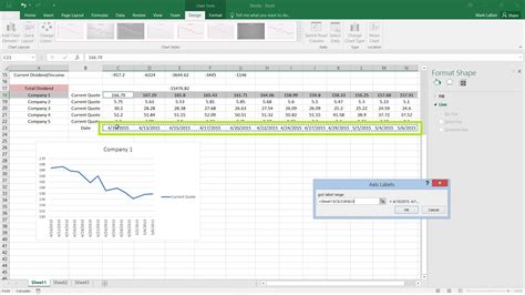 Create a new chart in Excel