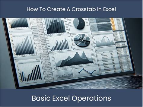 Excel crosstab dashboard creation