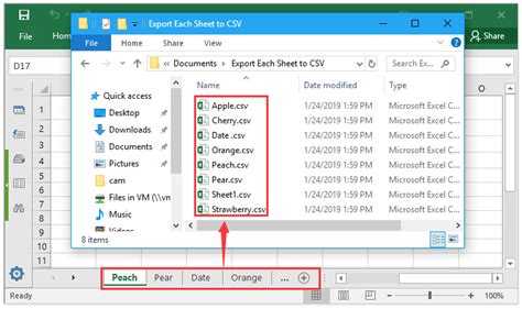 Excel CSV Export