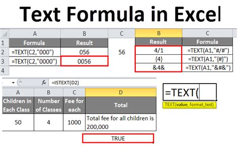 Excel CSV Formula for Text