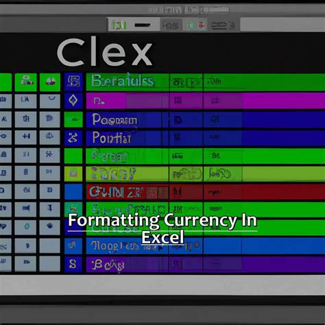 Excel currency formatting