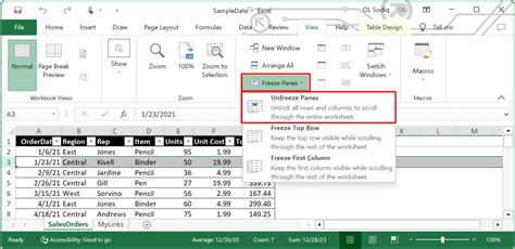 Excel Cursor Not Scrolling