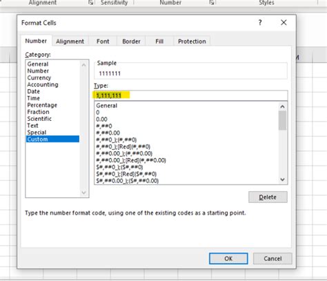 Excel Custom Number Formatting with M