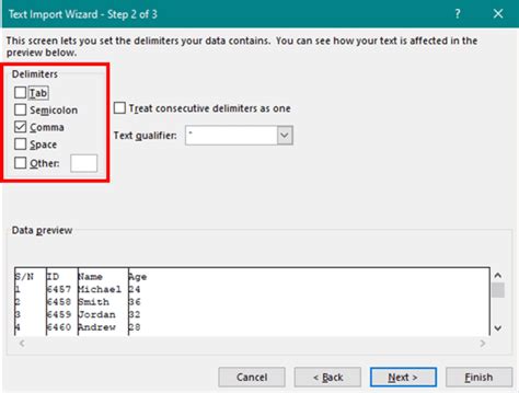 Analyzing DAT file in Excel