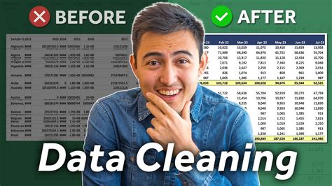 Essential data cleaning tasks in Excel