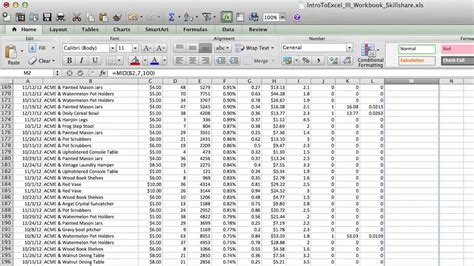 Excel data cleaning examples