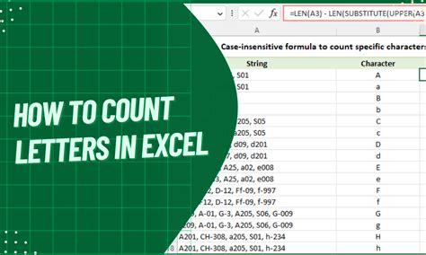 Excel data counting