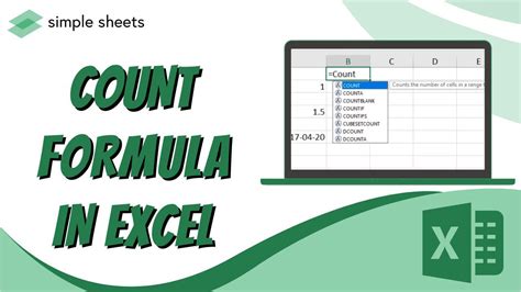 Excel data counting tools