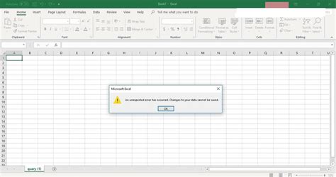 Excel Data Export Errors