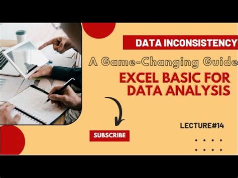 Excel data inconsistencies feature