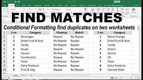 Excel Data Matching Image 2