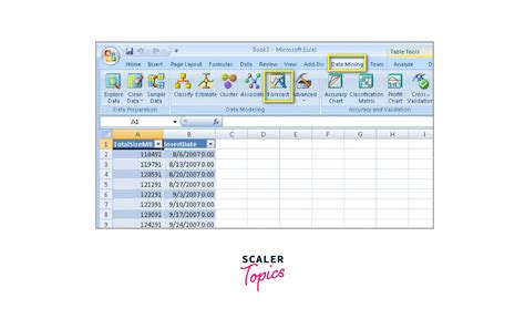 Excel Data Mining Tools