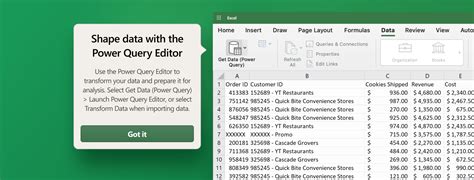 Excel Data Population Power Query