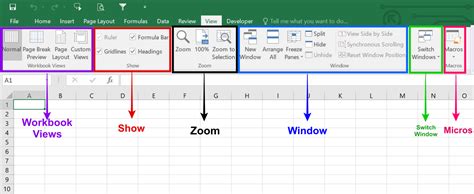 Excel Data Tab View