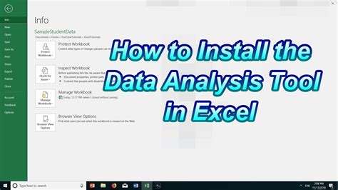 Excel Data Tools