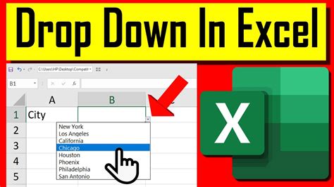 Excel Data Validation Drop-Down