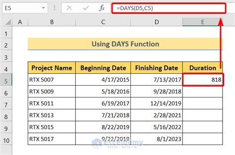 Excel date and time calculations