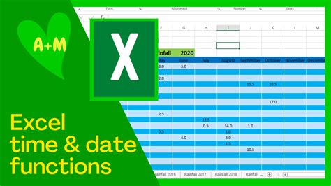 Excel Date and Time Formula