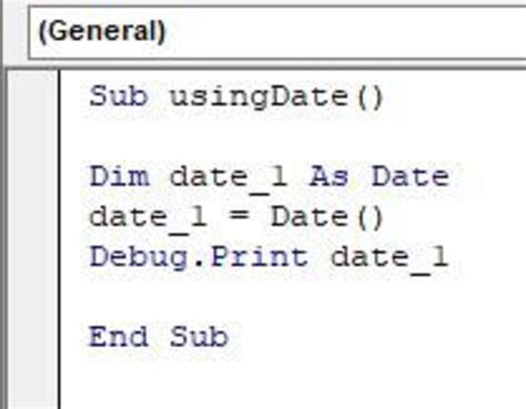 Excel Date and Time Functions VBA