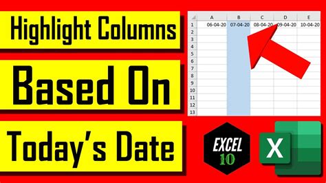 Excel Date Column