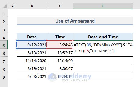 Excel Date Concatenation using Ampersand