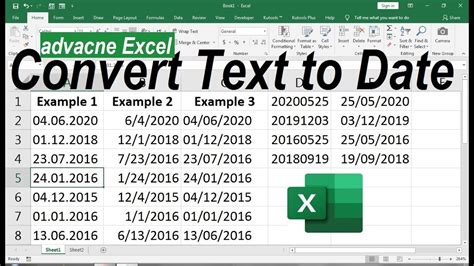 Excel Date Conversion Example 10