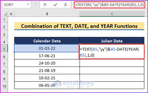 Excel Date Conversion Formula