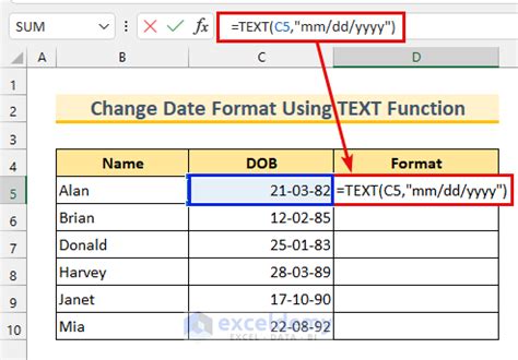 Excel Date Format 07