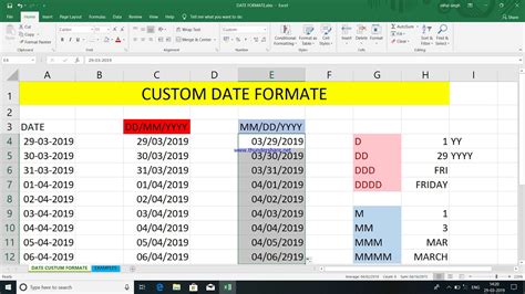 Excel date format yyyy-mm-dd