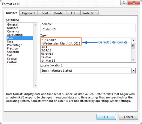 Excel Date Formatting Example 10