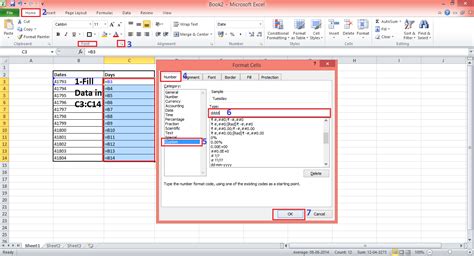 Excel date formatting example 8