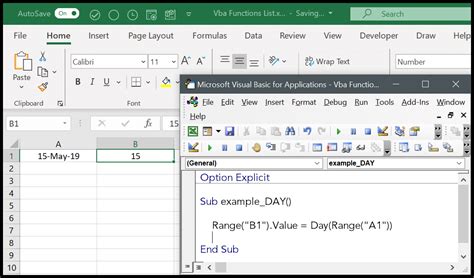 Excel Date Handling Functions