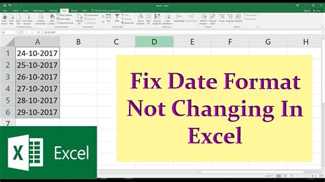 Excel Date Issues